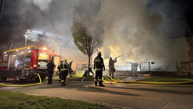 Im Einsatz standen die Feuerwehren Klingenbach, Siegendorf, Zagersdorf, Eisenstadt und Rust ...
