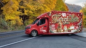 Kein Napf soll leer bleiben: Der festliche Truck (Visualisierung) bringt ab November Futter und ...