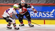 Abwehr-Stütze Filip Simovic (KAC II) beim Heimspiel gegen Ritten.