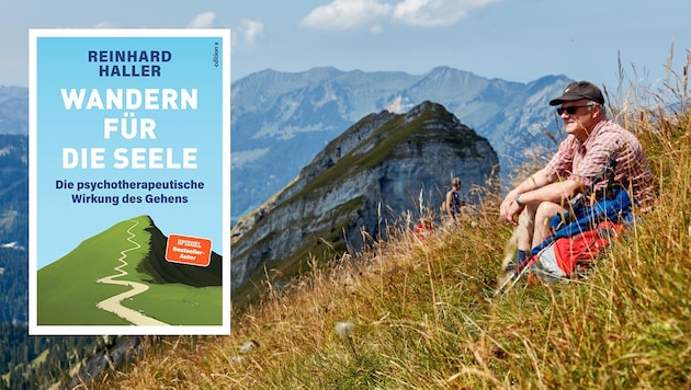 Reinhard Haller bei einer Bergwanderung in seiner Heimat Vorarlberg: „Ich gehe wöchentlich ...