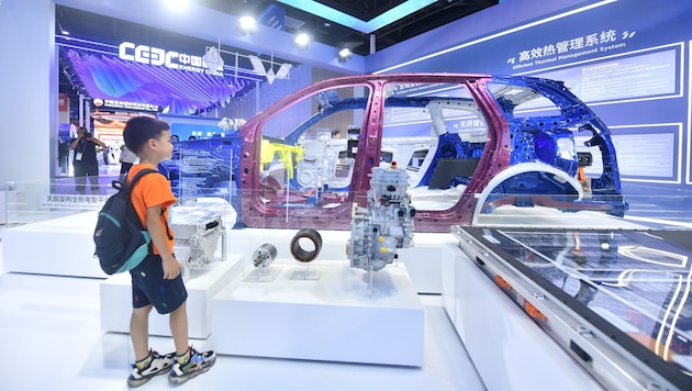 Die Zukunft dieses Jungen ist die schöne neue High-Tech-Welt in China.