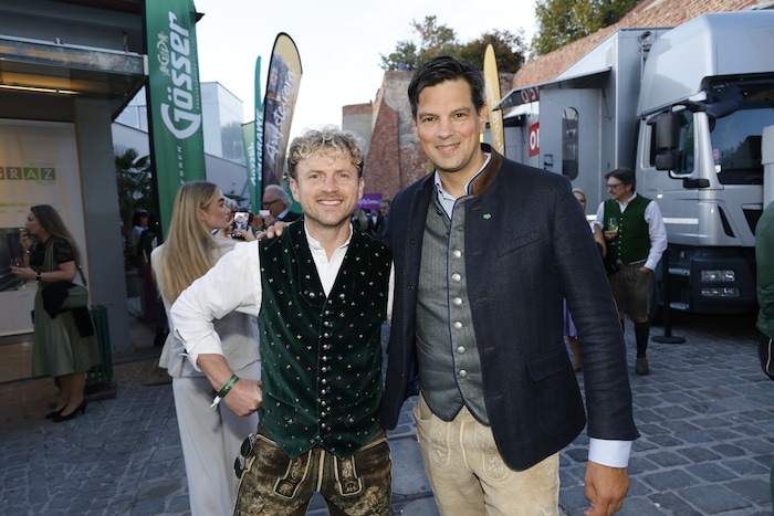 Willi Gabalier mit Landesrat Hannes Amesbauer