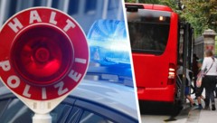 Die Polizei zog den Bus aus dem Verkehr. Letztlich wurden die Kennzeichen abgenommen ...