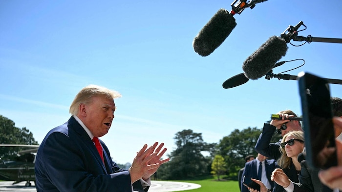 Donald Trump und seine Republikaner stehen wegen der hohen Inflation unter Druck. Nun versucht ...