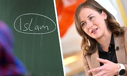 Erst das Kopftuchverbot, jetzt der Religionsunterricht: Integrationsministerin Claudia Bauer ...