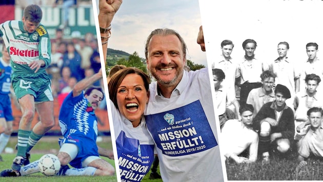 Beim TSV Hartberg war in den ersten 80 Jahren viel los