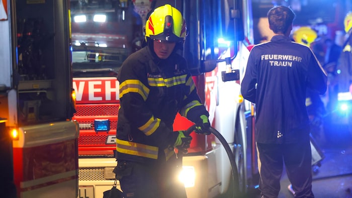 Um 22.39 Uhr mussten die FF Pasching und die FF Traun ausrücken.
