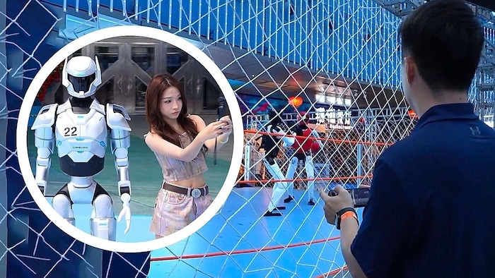 In China hat der erste Vergnügungspark eröffnet, in dem 300 humanoide Roboter arbeiten.