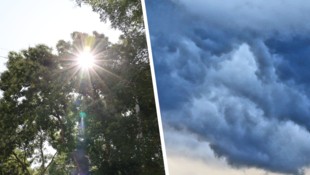 Der Sonntag startet sonnig, am Nachmittag kann es vereinzelt regnen.