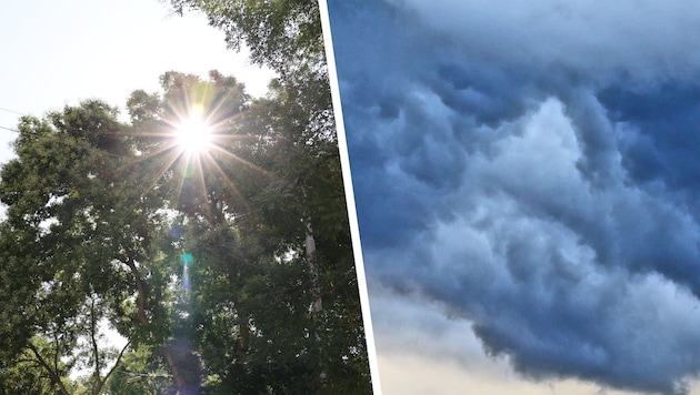 Der Sonntag startet sonnig, am Nachmittag kann es vereinzelt regnen.