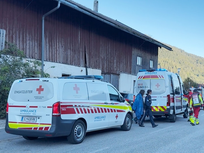 Rettungseinsatz am vergangenen Samstag nach der Stierattacke.