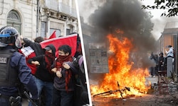Aktuelle Bilder aus Frankreich: Was als Proteste gegen marode Schulen begann, artet nun immer ...