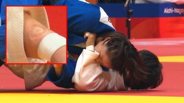 Die chinesische Judoka Tang Jing biss ihre japanische Gegnerin.