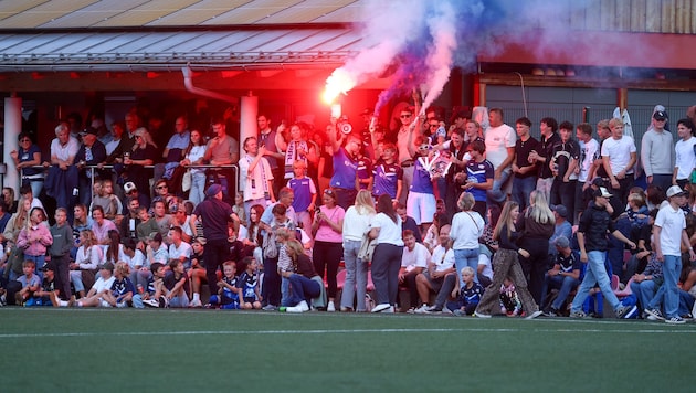 Die Fans von Großarl sorgten für eine super Stimmung im Derby.