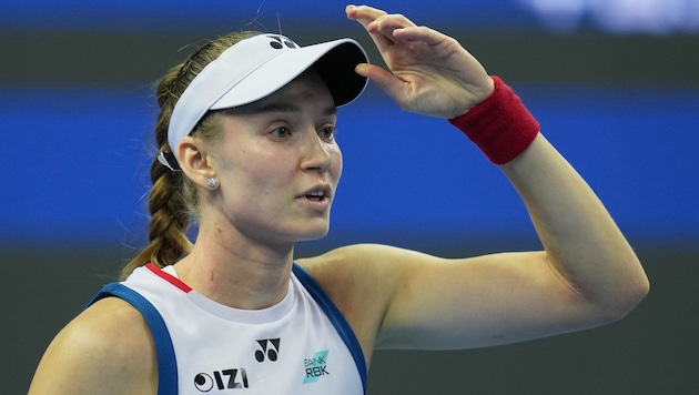 Elena Rybakina verlor bereits im Auftaktspiel in Peking.