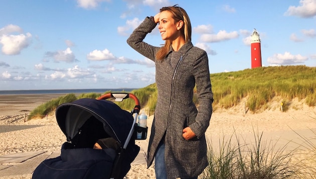 Ihre Reiselust lebte Stefanie Tuider auch als Mama weiter. Mit Sohn Ben im Kinderwagen ging es ...