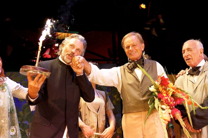 Adi Hirschal und Kurt Sobotka bei Rueprechts 75. Geburtstag