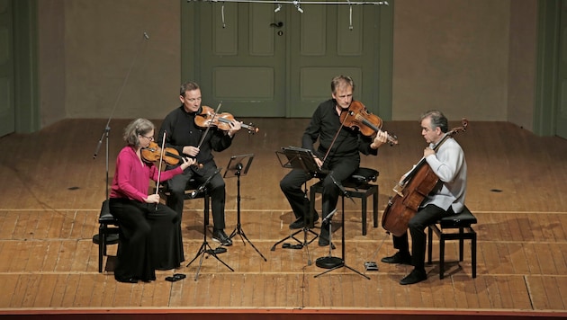 Das Kuss Quartett verstand zu beeindrucken.