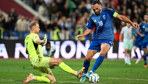 Alex Schlager hielt in Pristina stark.