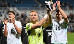 Keeper Alexander Schlager zeigte eine starke Leistung.