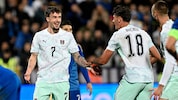 Lang rettete dem Team mit seinem Premierentor den Punkt im Kosovo.
