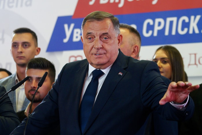 Milorad Dodik durfte selbst nicht kandidieren.
