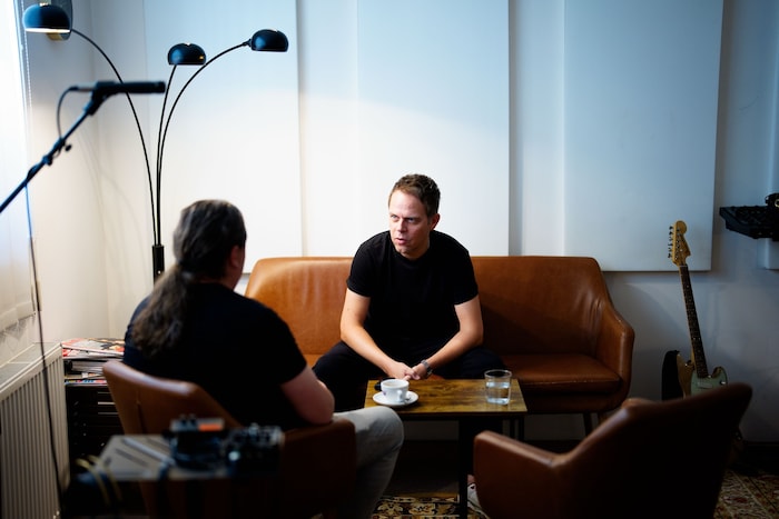 Mik Tanczos im Gespräch mit „Krone“-Redakteur Robert Fröwein
