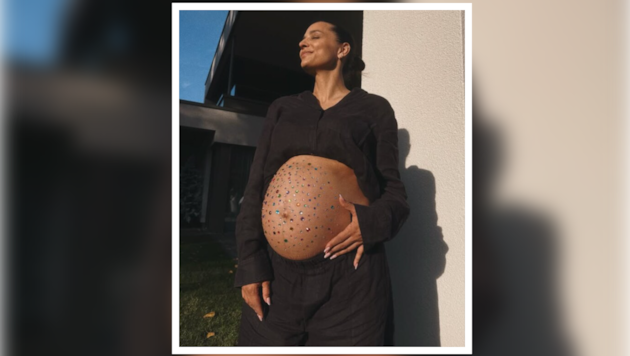 Bald ist es bei Amira Aly so weit: Die Moderatorin präsentierte auf Instagram gerade ihren ...