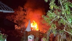 Der Brand drohte, sich auszuweiten.