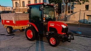 Dieser kleine Traktor wurde mitten in der Nacht vom „Urfix“ gestohlen
