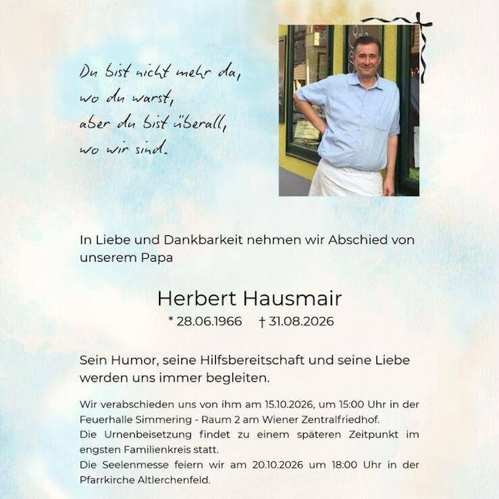 Der Partezettel.