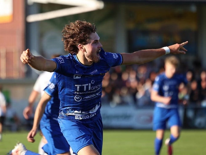 Wieselburgs Paul Weber bejubelte zwei Tore, wurde als Joker zum Matchwinner!