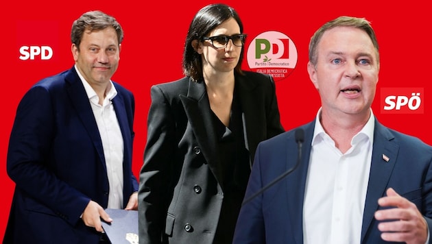 Lars Klingbeil in Deutschland, Elly Schlein in Italien und Andreas Babler haben eines gemeinsam: ...