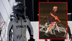 Valtteri Bottas fuhr mit dem Rad von Malaysia nach Singapur.