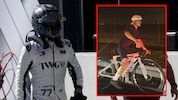 Valtteri Bottas fuhr mit dem Rad von Malaysia nach Singapur.