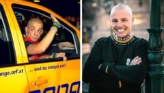 Max Schmiedl beim Finale von „Taxi Orange“ im Jahr 2001. Eine Million Zuschauer sahen damals via ...