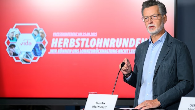 Die Zurückhaltung bei den Lohnverhandlungen ist vorbei, meint Vida-Geschwerkschaftsboss Roman ...