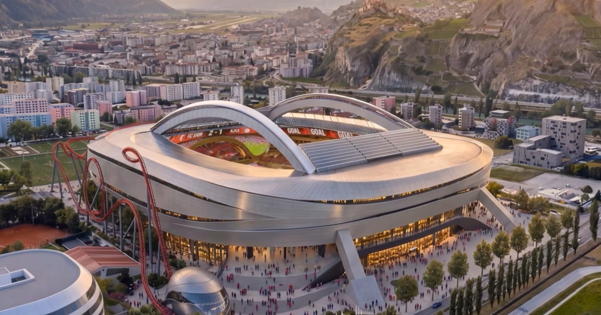 480 millió eurós stadionterv Svájcban: még egy hullámvasút is épülne az aréna köré