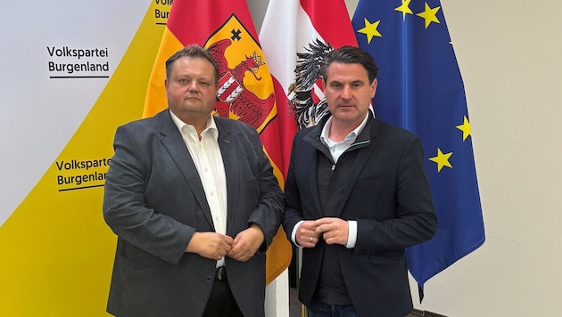 ÖVP-Klubchef Bernd Strobl und Landesobmann Christoph Zarits.