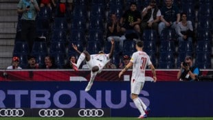 Aboubacar Camara ist auch für einen ausgefallenen Jubel zu haben.
