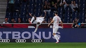 Aboubacar Camara ist auch für einen ausgefallenen Jubel zu haben.