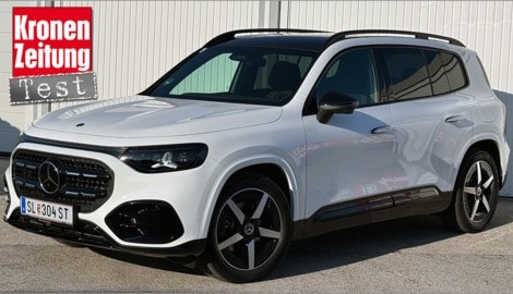 Der Mercedes GLB ist sowohl als Verbrenner als auch mit Elektroantrieb arhältlich.