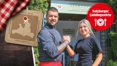 Zu zweit ein starkes Team: Sandra und Robert leiten ihr Lokal in Salzburg-Liefering seit vier ...
