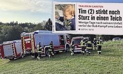 In Haibach/Mkr. musste die Feuerwehr einen erdrückten Buben (8) bergen, in Garsten ertrank Tim. ...