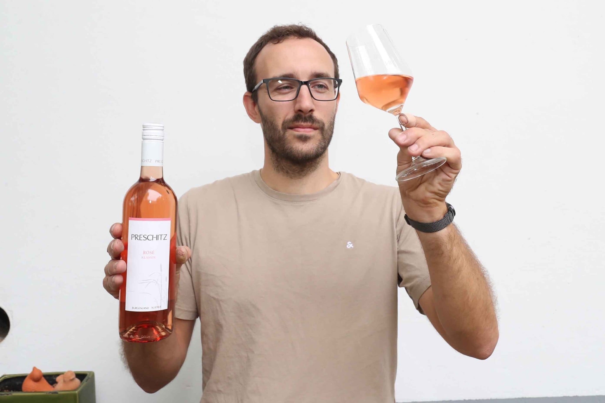 Auf Rosé Klassik 2025 setzt Winzer Markus Preschitz aus Neusiedl am See im großen Finale. Laut ...