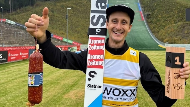 Clemens Aigner gewann makellos die Sommer-Wertung im Kontinentalcup.