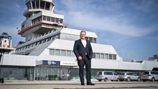 Jörg Ebbighausen ist neuer Chef des Linzer Flughafens mit seinen insgesamt rund 150 ...