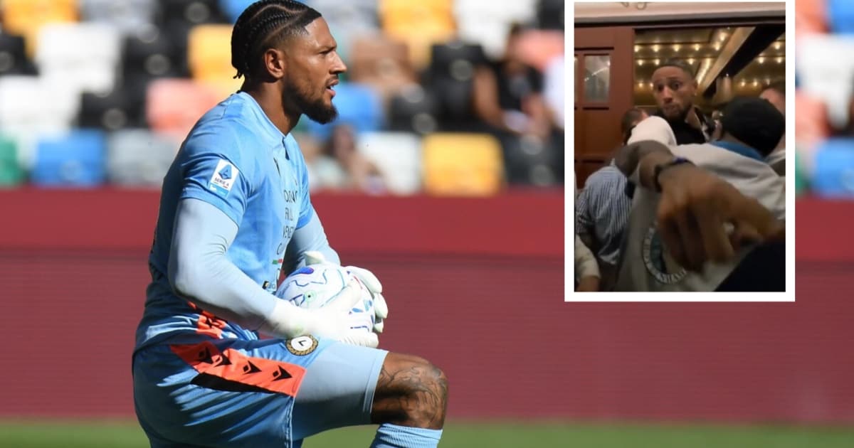 Balhé az Oktoberfesten: az Udinese kapusa, Maduka Okoye keveredett vitába