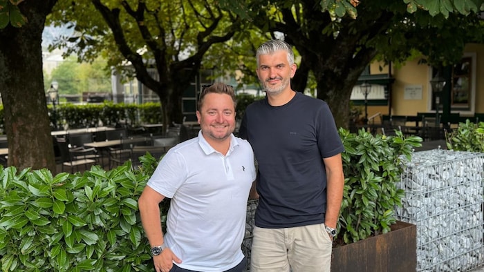 Joesi Schauer (l.) und Dalibor Simic kandidieren bei der Neuwahl.