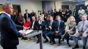 Bilder sagen mehr als 1000 Worte: ratlose Gesichter nach dem SPÖ-Krisengipfel.